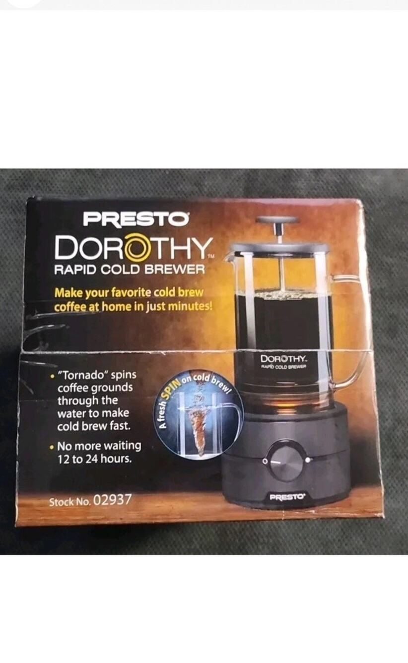 Presto 02937 Dorothy™ Electric Rapid Cold Brewer - Cold Brew at Home in 15 mins